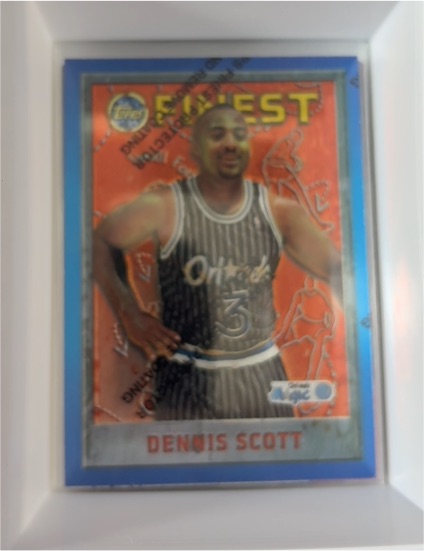 1995-96 Topps Finest #199 Dennis Scott — front