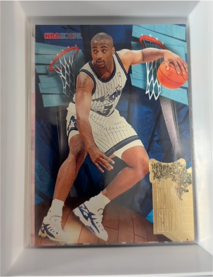 1995-96 NBA Hoops Slamland #SL33 Dennis Scott — front