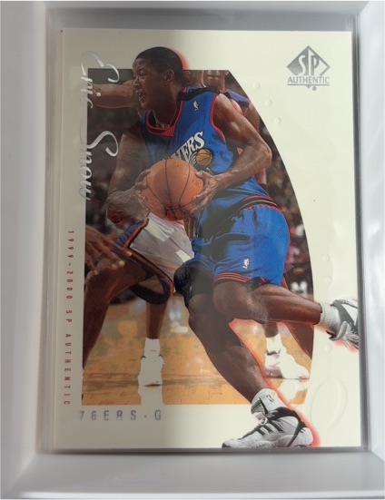 1999-00 Upper Deck SP Authentic #62 Eric Snow — front