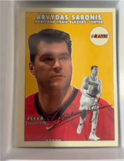2000-01 Fleer Tradition #182 Arvydas Sabonis — front
