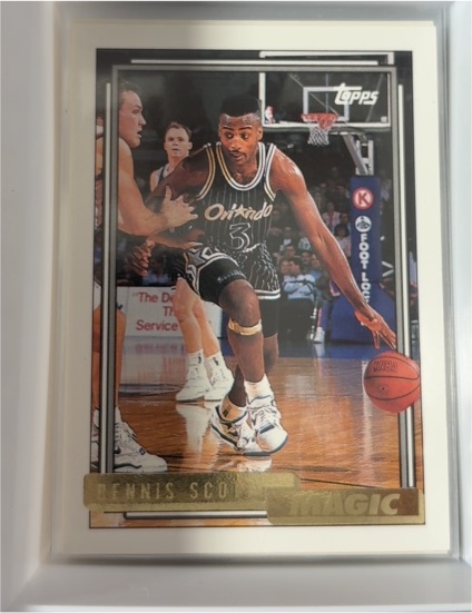 1992-93 Topps #192 Dennis Scott Orlando Magic — front