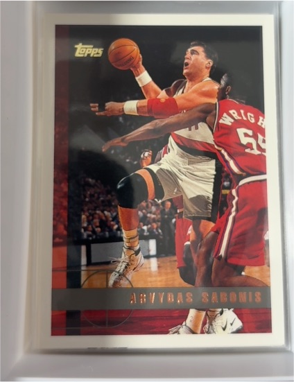 1997-98 Topps #41 Arvydas Sabonis — front