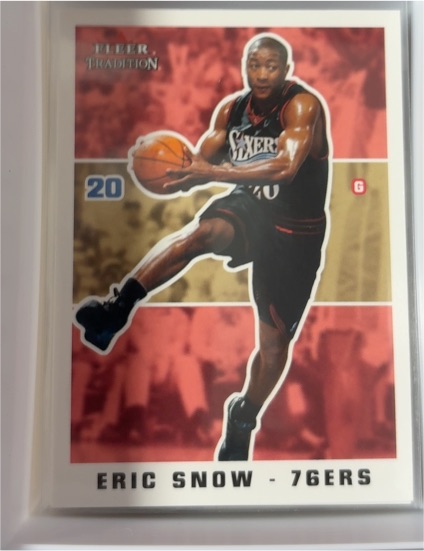 2003 Fleer Tradition #161 Eric Snow Philadelphia 76ers — front