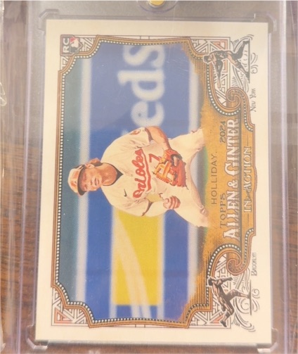 2024 Topps Allen & Ginter #IA-36 Jackson Holliday In Action — front