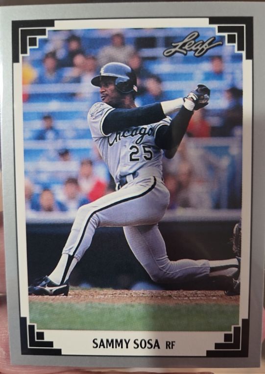 1991 Leaf #321 Sammy Sosa — front