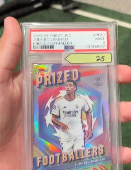 2023-24 Topps Finest UEFA Club Competitions #PF-20 Jude Bellingham Prized Footballers — front