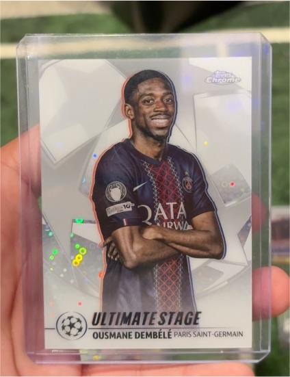 2025-26 Topps Chrome UEFA Ultimate Stage #US-45 Ousmane Dembélé — front