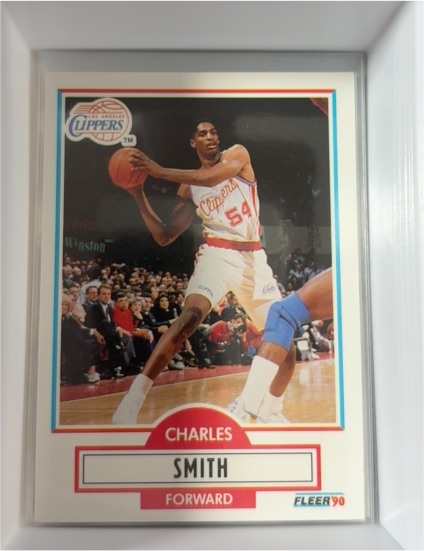 1990 Fleer #89 Charles Smith — front