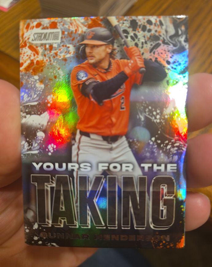 2025 Topps Stadium Club #YK-17 Gunnar Henderson Yours For The Taking — front