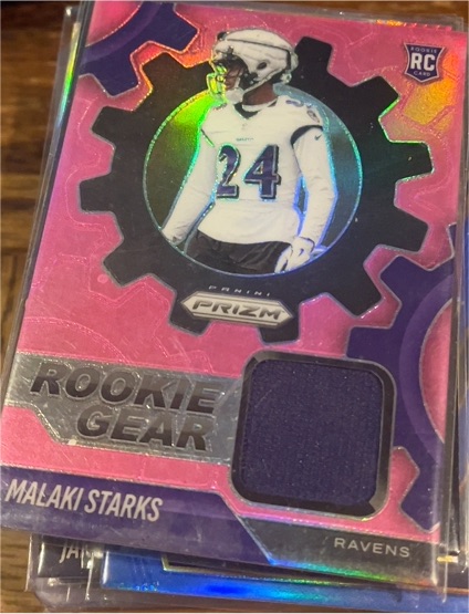 2025 Panini Prizm #RGR-MSS Malaki Starks Rookie Gear — front