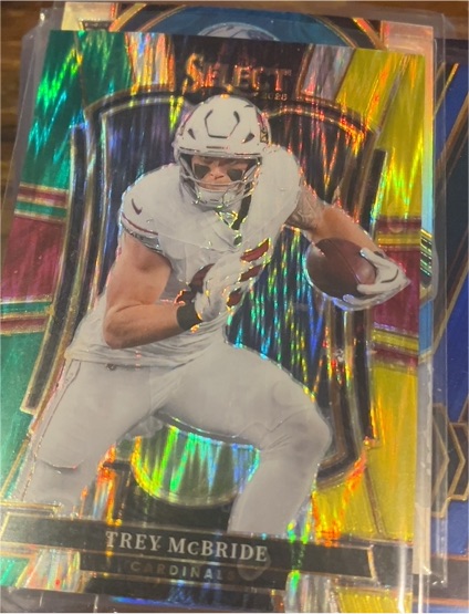 2025 Panini Select #124 Trey McBride Premier Level — front