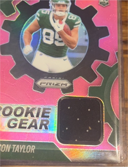 2025 Panini Prizm #RGR-MTR Mason Taylor Rookie Gear — front