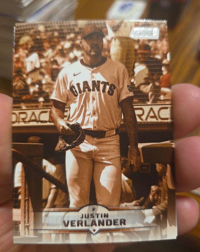 2025 Topps Stadium Club #162 Justin Verlander — front