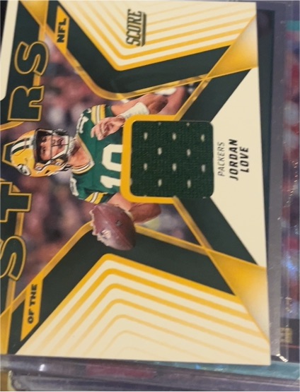 2025 Panini Score Stars of the NFL #SNJ-JLE Jordan Love — front
