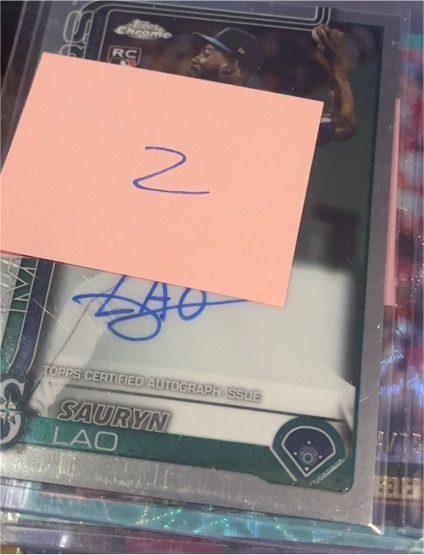 2025 Topps Chrome Update #AC-SL Sauryn Lao — front