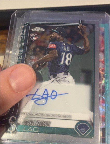 2025 Topps Chrome Update #AC-SL Sauryn Lao — front