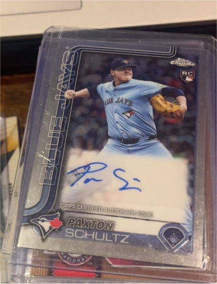 2025 Topps Chrome Update #AC-PS Paxton Schultz — front