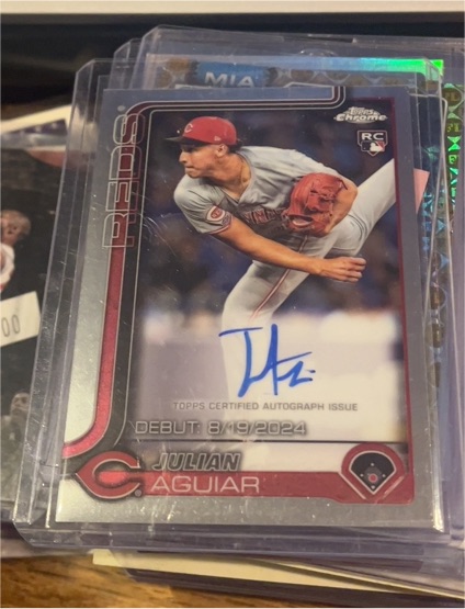 2025 Topps Chrome #RA-JA Julian Aguiar — front