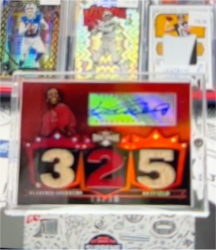 2024 WildCard QB1 on the clock Tyler Shough true 1/1 color match auto case hit — front