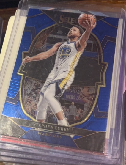 2022-23 Panini Select #27 Stephen Curry Blue Concourse — front