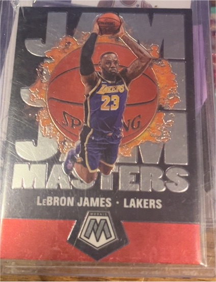 2019-20 Panini Mosaic #16 LeBron James Jam Masters — front