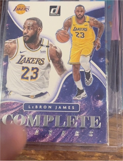 2021-22 Donruss Complete Players #1 LeBron James — front