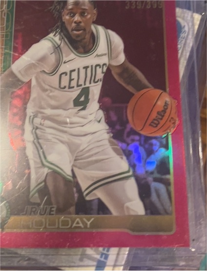 2025-26 Topps Chrome #46 Jrue Holiday Magenta Refractor /399 Boston Celtics — front