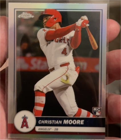 2026 Topps Flagship Chrome #38 Christian Moore — front