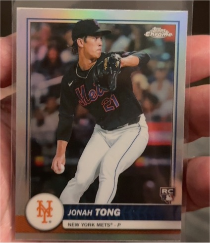 2026 Topps Chrome #48 Jonah Tong — front