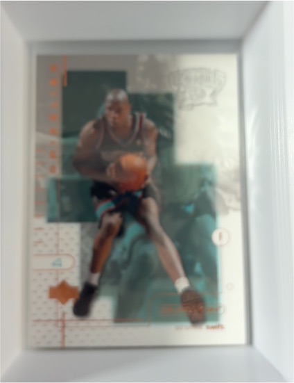 2001 Upper Deck Ovation #15 Vince Carter — front