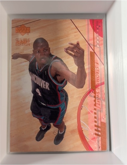 2000-01 Upper Deck Game Jersey Edition #383 Stromile Swift — front