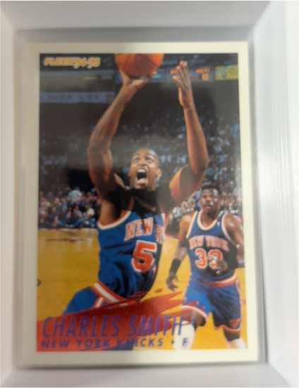 1994-95 Fleer #155 Charles Smith New York Knicks — front