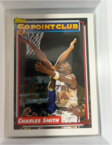 1992-93 Topps #207 Charles Smith 50 Point Club — front