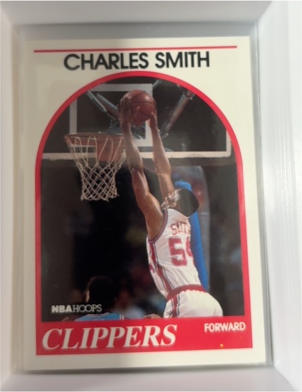1989-90 NBA Hoops #262 Charles Smith — front
