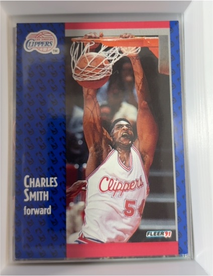 1991-92 Fleer #96 Charles Smith — front