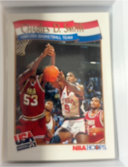 1991 NBA Hoops #574 Charles D. Smith — front