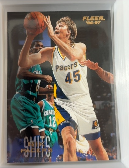 1996-97 Fleer #47 Rik Smits Indiana Pacers — front