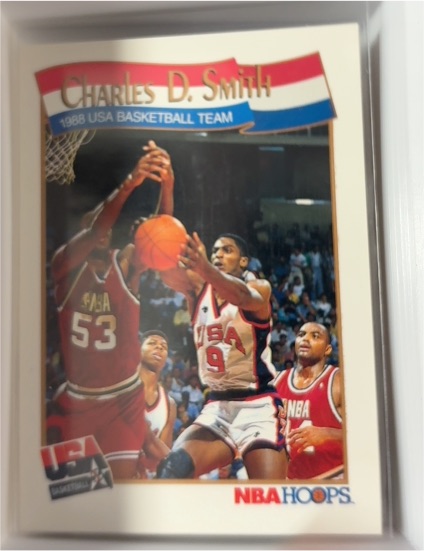 1991-92 NBA Hoops #574 Charles D. Smith — front
