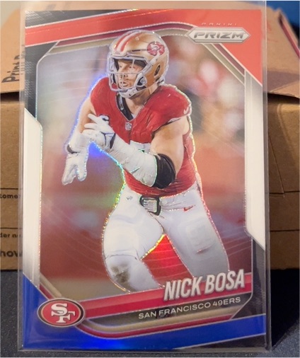 2025 Panini Prizm #219 Nick Bosa — front