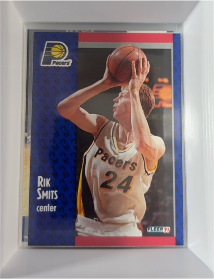 1991-92 Fleer #86 Rik Smits — front