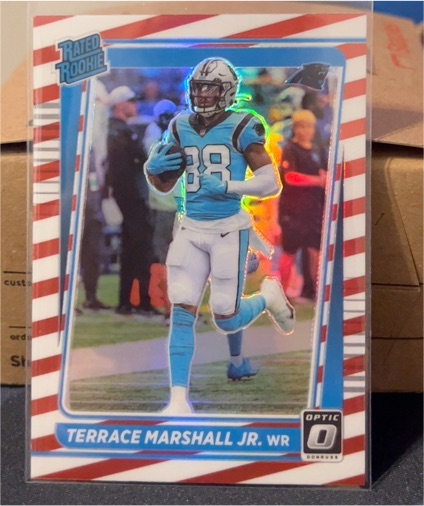 2021 Donruss Optic #218 Terrace Marshall Jr. — front