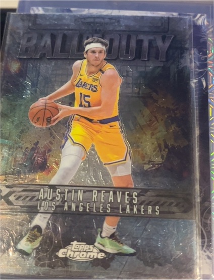 2025 Topps Chrome Ball of Duty #BD-1 Austin Reaves — front