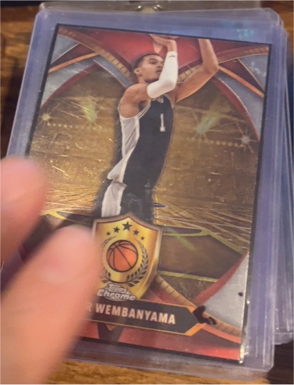2024-25 Topps Chrome #BOD-13 Victor Wembanyama Ball of Duty — front