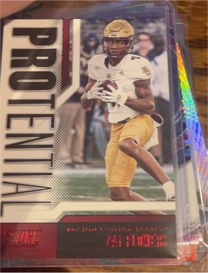 2023 Panini Score Protential #18 Zay Flowers — front