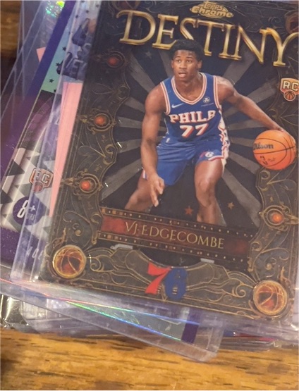 2025-26 Topps Chrome #D-3 V.J. Edgecombe — front