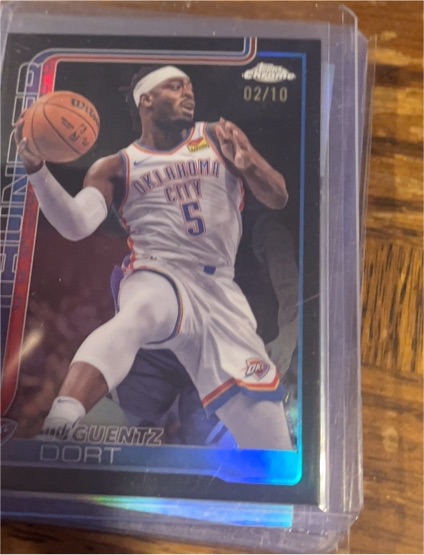 2025-26 Topps Chrome #177 Luguentz Dort — front