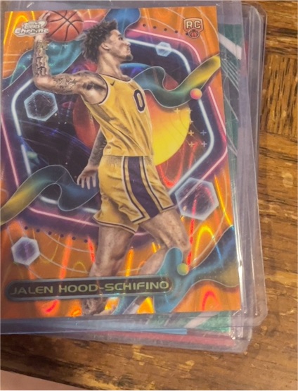 2023-24 Topps Chrome Cosmic #165 Jalen Hood-Schifino — front