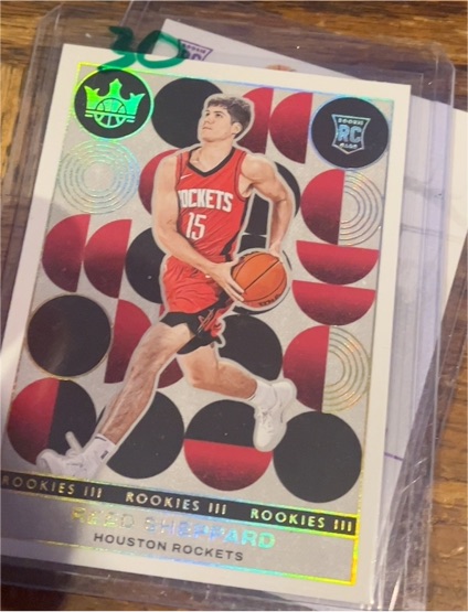 2024-25 Panini Court Kings Rookies III #185 Reed Sheppard — front