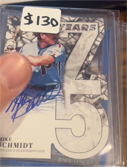 2026 Topps 75 Years of Topps #75YA-MS Mike Schmidt — front