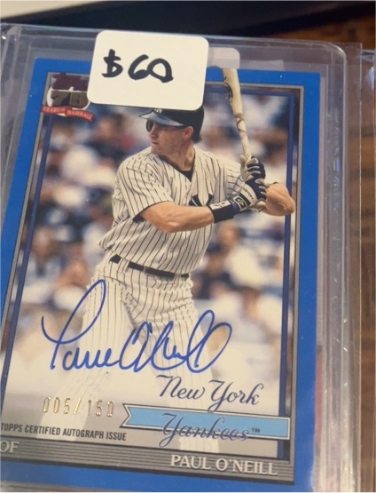 2026 Topps Series 1 #91A-PO Paul O'Neill — front